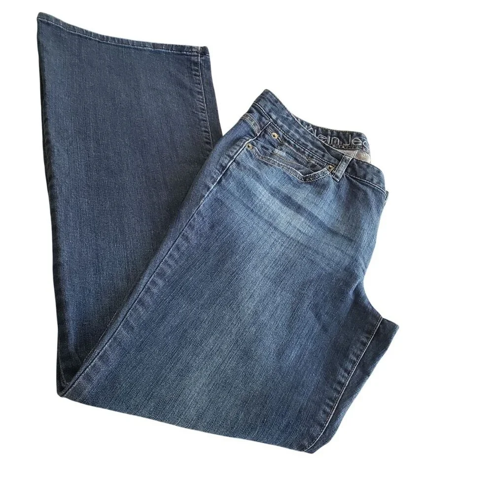 Vintage Calvin Klein Womens Jeans size 14 inseam 32 RN 36009 waist - Picture 1 of 12